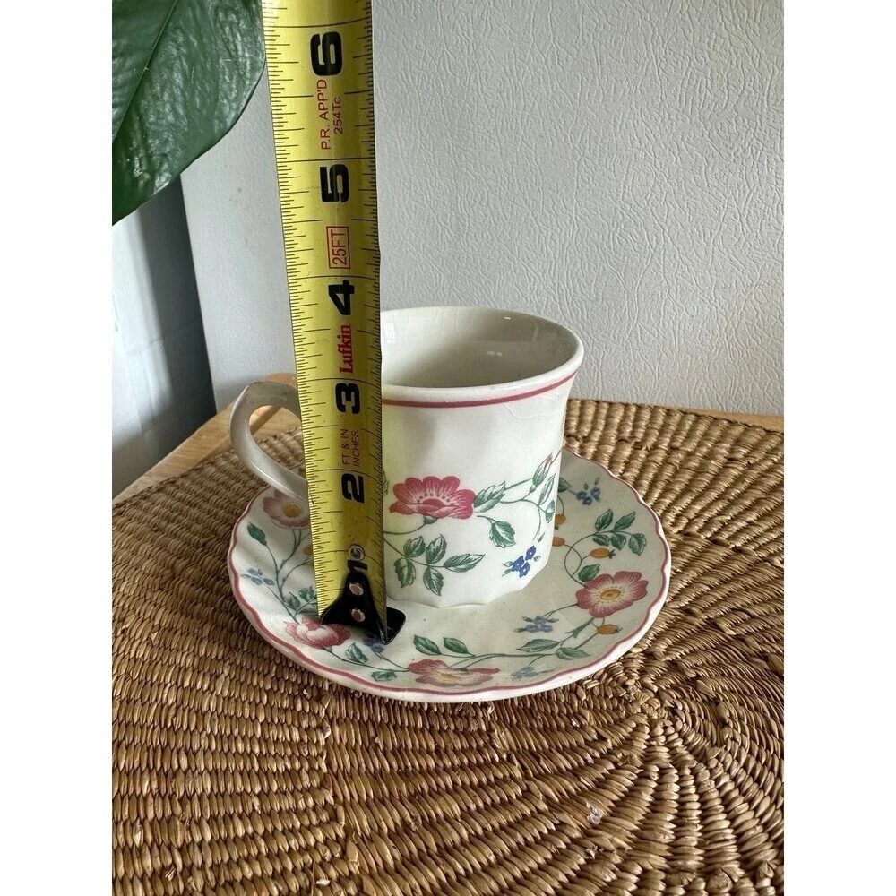 Churchill Made in Saffordshine England Teacup with saucer